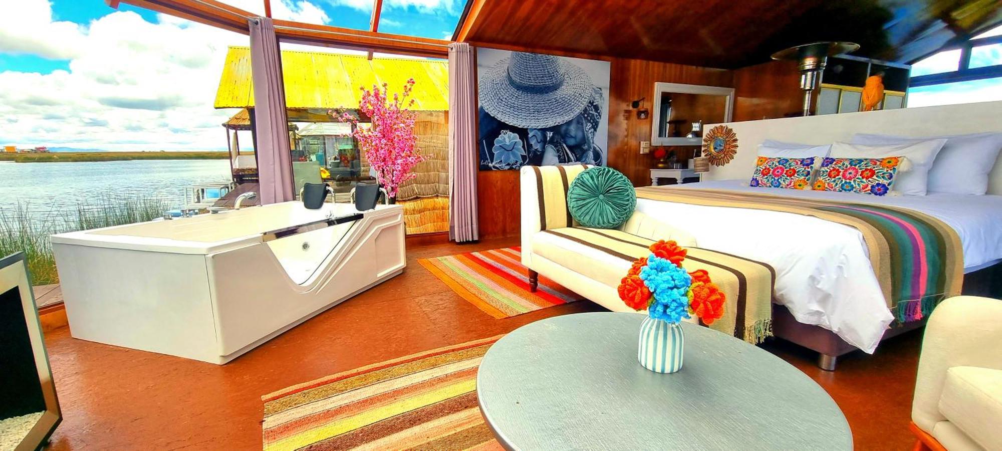 Uros Kay Pacha Lodge 普诺 客房 照片